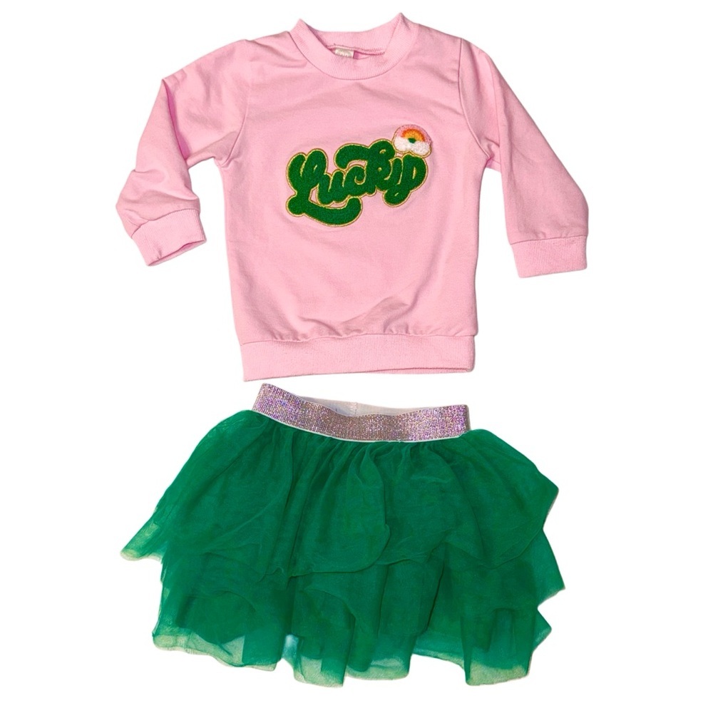 Toddler Girls Saint Patrick’s Day Outfit Size Size 90